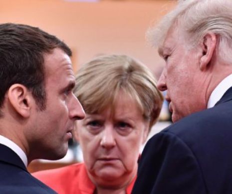 Trump: BANCHET pentru Macron, FIRIMITURI pentru Merkel