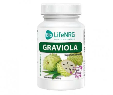 Adevărata Graviola în sfârșit în România! GRAVIOLA Bio LifeNRG! Cea mai căutată în TRATAMENTUL CANCERULUI! (P)