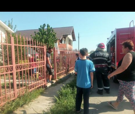 Copil căzut în hazna, la Constanța, salvat de pompierii ISU Dobrogea