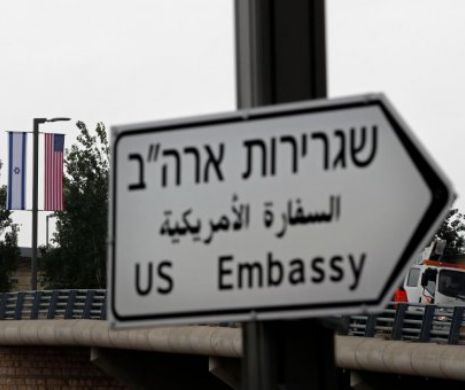 La Ierusalim au fost instalate indicatoare spre Ambasada SUA