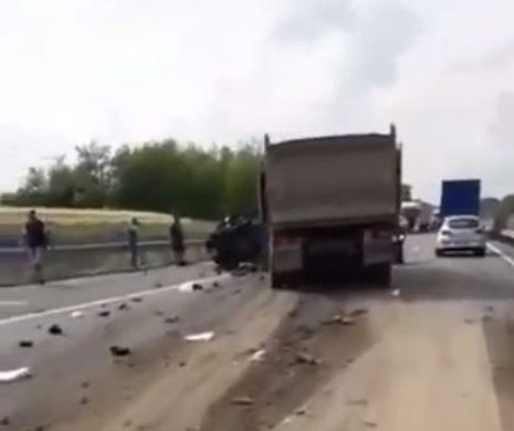 Mărturia ȘOCANTĂ a șoferului care a filmat accidentul din Ungaria: „Vai de mine, vai de mine, nu se poate aşa ceva”