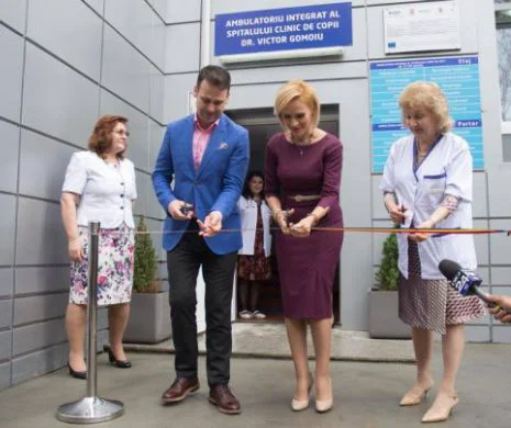 Noui spital de Copii "Victor Gomoiu", inaugurat după şase ani. Firea: "Este o investiţie de 48 milioane de euro"