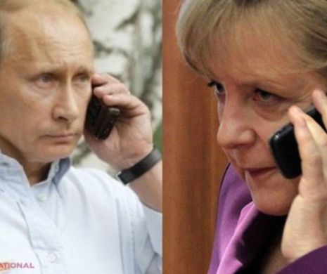 Putin şi Merkel au avut o conversație telefonică de URGENŢĂ. Despre ce au vorbit cei doi lideri mondiali