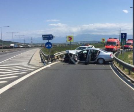 SIBIU. Accident grav cu trei victime pe autostradă! În ce stare se află răniții