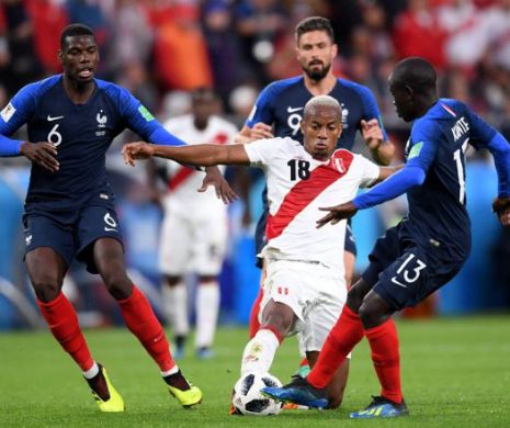CAMPIONATUL MONDIAL. Franța a câștigat din nou după o altă evoluție MEDIOCRĂ. Peru este ELIMINATĂ