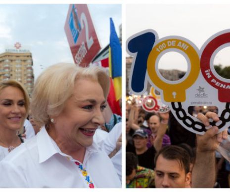 Cele două Românii. FOTO cu protestele din weekend: PSD contra #rezist