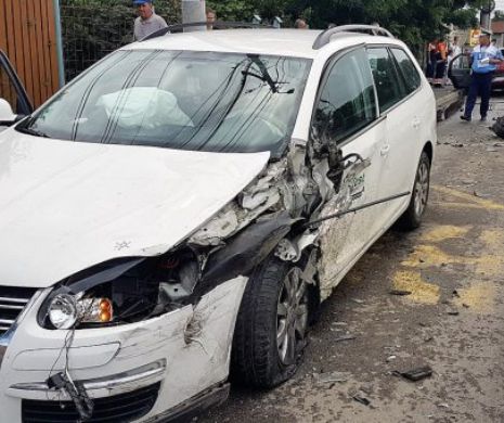 Cinci răniți, între care TREI COPII, într-un ACCIDENT rutier la Constanța
