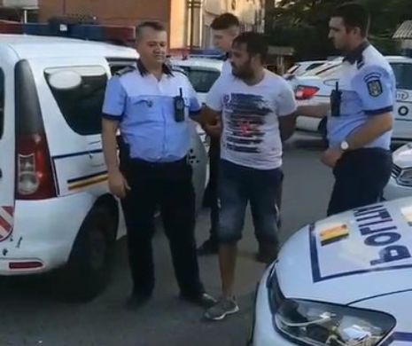 FOCURI DE ARMĂ în București. Un HOȚ prins de RADAR a sărit în apa Dâmboviței ca să scape de POLIȚIE | VIDEO