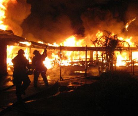 Intervenție în FORȚĂ a pompierilor pentru stingerea unui INCENDIU. Flăcările au cuprins o suprafață de 300 de metri