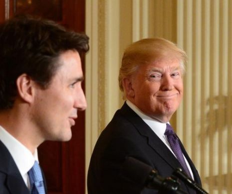 Moment HILAR! Trump n-a reușit să o sărute pe obraz pe ambasadoarea SUA în Canada. Video SAVUROS
