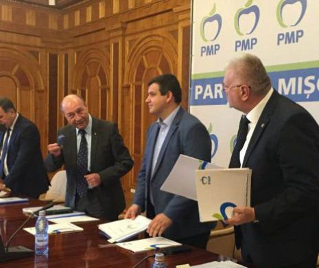 PMP își alege noua conducere după că Băsescu s-a retras din fruntea formațiunii
