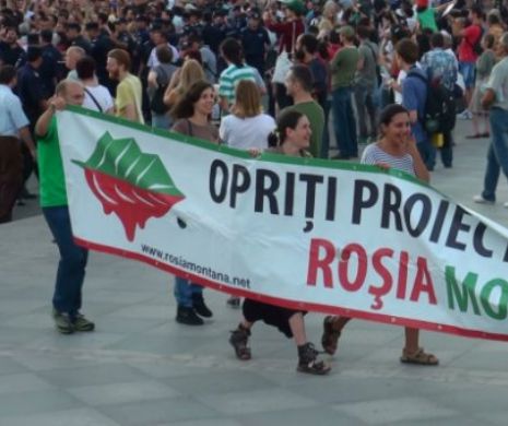 Revoltă în stradă după ce Guvernul a decis că Roşia Montană nu trebuie să fie pe lista UNESCO