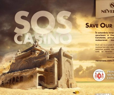 „SOS CASINO”, campania NEVERSEA de salvare a imobilului simbol al Constanței