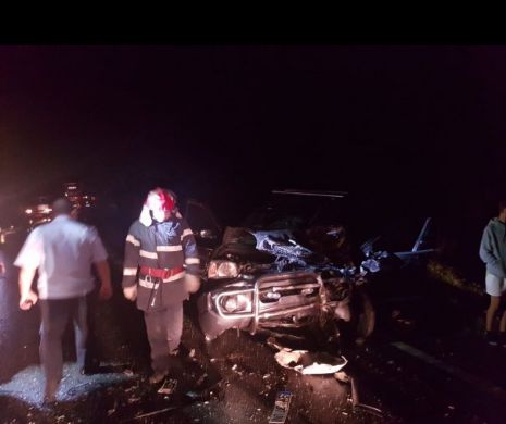 Tragedie la Slătioara, județul Olt. Șofer beat care făcea LIVE pe FACEBOOK a produs un groaznic accident rutier. Doi oameni au murit