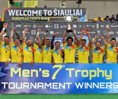 ECHIPA NAȚIONALĂ de RUGBY a ROMÂNIEI a câștigat și a doua etapă a Rugby Europe Men’s 7s