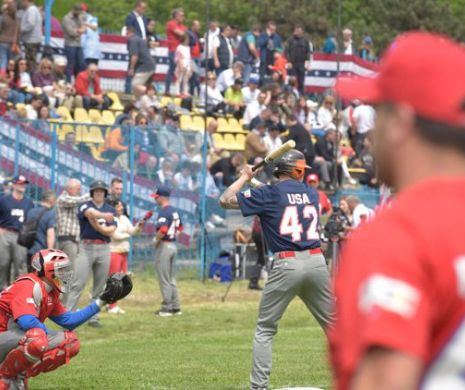 Echipa României înfruntă militari SUA la Baseball Festival. Naționale din patru țări se luptă ca în All ​Star ​Game