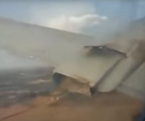 SECUNDELE dinaintea DEZASTRULUI! Ce a filmat un pasager înainte ca avionul în care se afla să se PRĂBUȘEASCĂ - VIDEO TERIFIANT