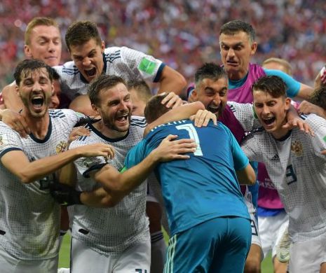 Trimisul „Evenimentului Zilei” la Campionatul Mondial a asistat la calificarea Rusiei în sferturile de finală.. „Raaaa–siiii-aaa, Raaaa-siii-aaa!”