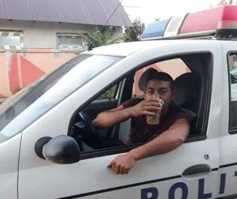 Un tânăr a făcut mișto de Poliție. A făcut poze bând bere într-o autoutilitară și le-a pus pe Facebook. Urmările sunt explozive