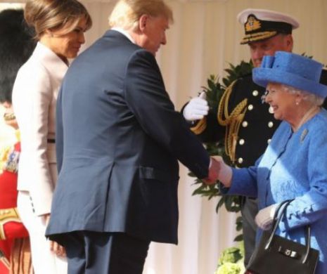 Vizită istorică a cuplului  Melania şi Donald Trump la reședința reginei Marii Britanii, Elisabeta a II-a.  Ce a scris Melania Trump pe Twitter după vizită