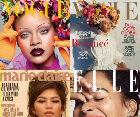 Femeile de culoare domină revistele de frumusețe!