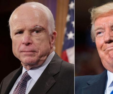 În timp ce America PLÂNGE pierderea senatorului John McCain, preşedintele Trump NU transmite un OMAGIU şi nici NU va fi PREZENT la înmormântare
