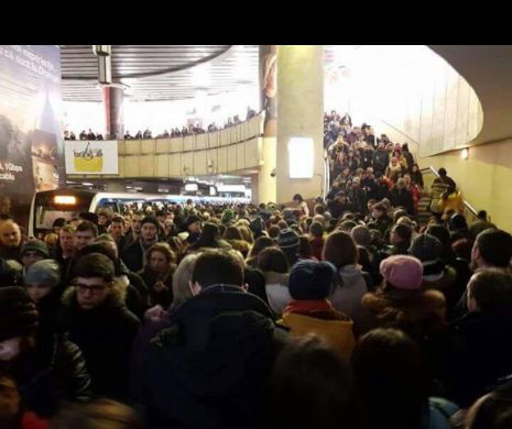 MITING DIASPORA: Staţia de metrou Piaţa Victoriei închisă începând cu ora 22.00. Violenţe fără precedent în piaţă