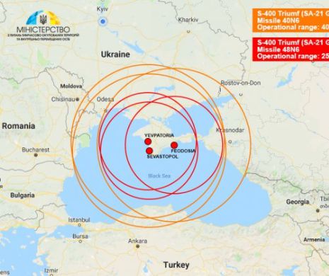 A fost dezvăluită locația rachetelor rusești care pot lovi România. Toate aeronavele care zboară deasupra Mării Negre pot fi doborâte