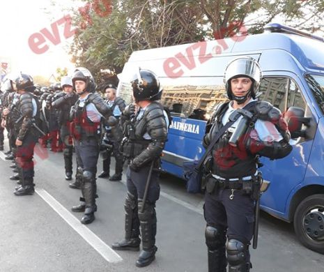 Cât plăteşte Jandarmeria pentru refacerea stocului de gaze lacrimogene, pistoale mitralieră şi apărătoare