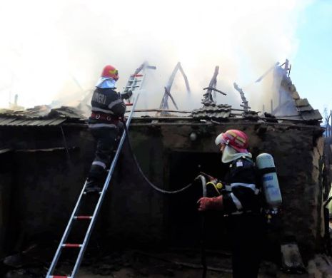 Incendiu, urmat de explozia unei butelii, la o gospodărie din Tulcea