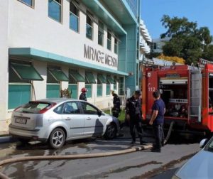 Alertă la Eforie Nord. Incendiu la un hotel din stațiune