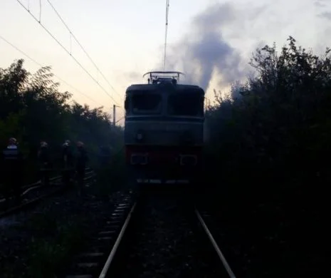 Carnagiu în Lugij. Un bărbat a fost zdrobit d eun tren marfar