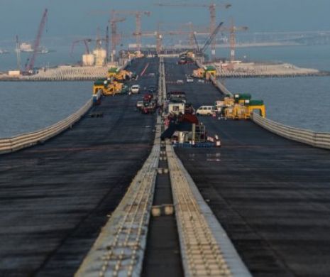 China va inaugura pe 24 octombrie cel mai lung pod din lume