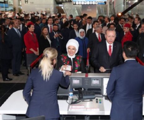 Erdogan a inaugurat la Istanbul viitorul ”cel mai mare aeroport din lume”