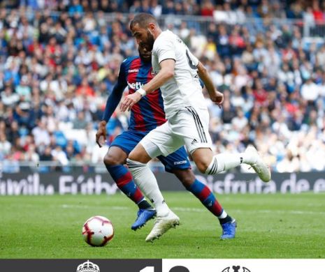 FOTBAL EUROPEAN. Real Madrid o ține din DEZASTRU în DEZASTRU. Învinși de Levante, „galacticii” au ajuns la 4 meciuri fără VICTORIE în Primera Division