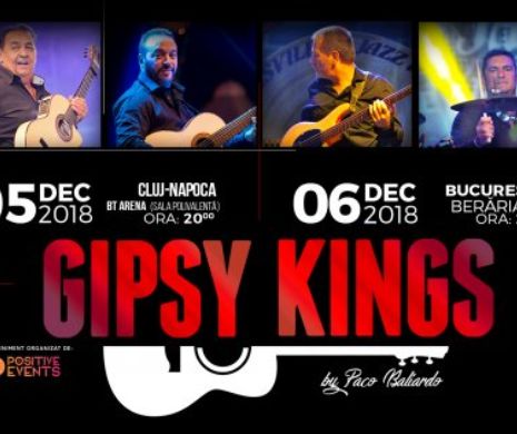 Gipsy Kings by Paco Baliardo vin în România: Cluj Napoca și București (5-6 decembrie)