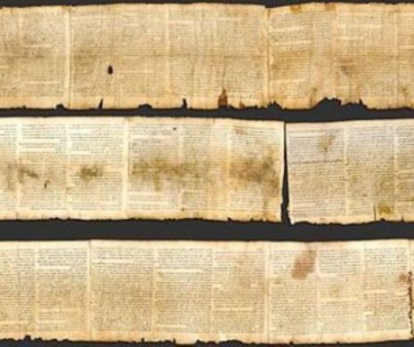 Manuscrisele de la Marea Moartă nu vor mai fi expuse. Cercetătorii au descoperit un amănunt incredibil