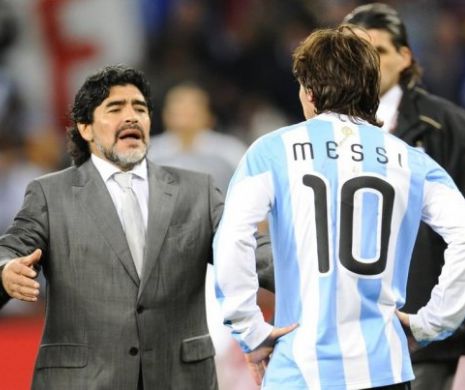 Maradona, către Messi: „Nu mai veni la naţională, nebunule!”