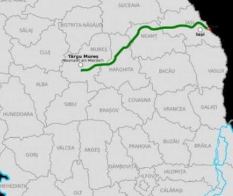 Proiectul autostrăzii Iași-Târgu Mureș a fost aprobat