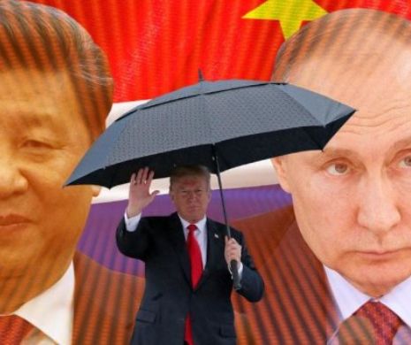Poker nuclear în trei: Trump și Putin stau la masă, Xi chibițează cu mâna pe buton