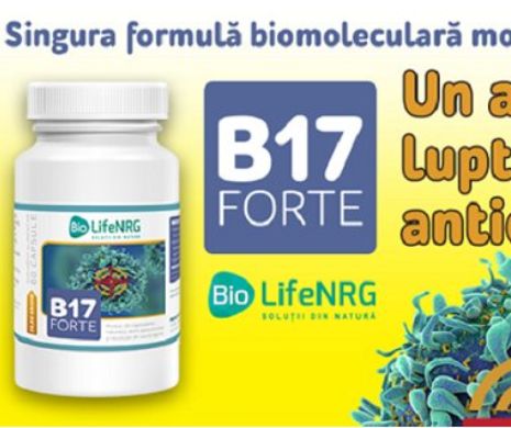 VITAMINA B17, considerată leacul interzis pentru cancer, acum în România! B17 Forte BIOLifeNRG, formula atomizată din sâmburi de cais cu studii clinice (P)