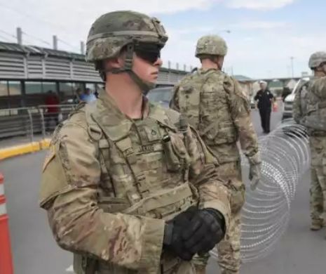 Desfășurarea STRATEGICĂ a celor 5800 de militari americani la frontiera cu Mexicul