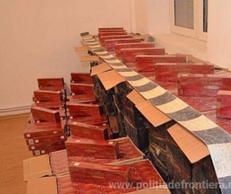 Peste 20.000 de pachete de ȚIGĂRI DE CONTRABANDĂ capturate