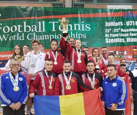 România a cucerit 3 medalii de aur și două de argint Mondialul de Fotbal-Tenis