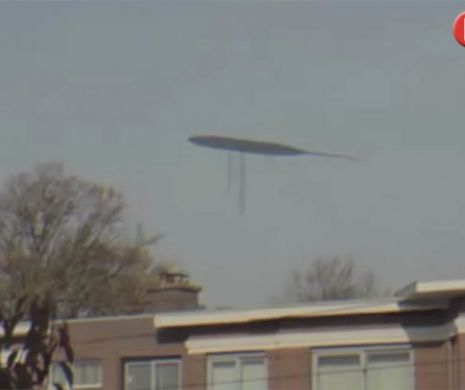 Un obiect bizar a fost reperat plutind pe cerul Olandei  ziua-n amiaza mare. Video în articol