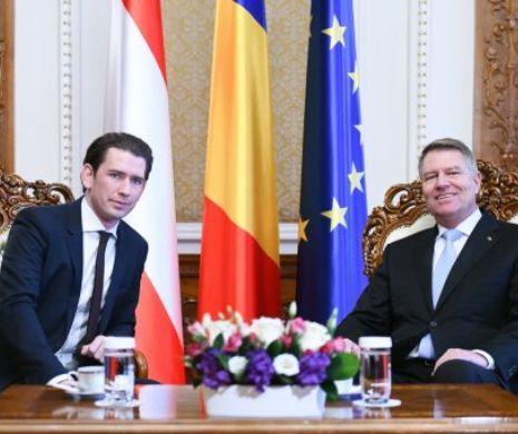 Cancelarul Austriei, donație de 300.000 de euro după ce le-a predat ștafeta lui Klaus Iohannis și Vioricăi Dăncilă