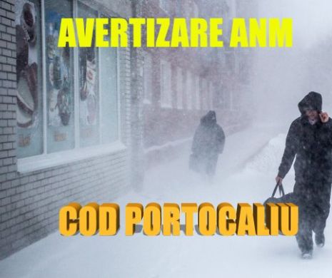 COD PORTOCALIU de vreme grea, ninsori abundente şi voscol. În Caraş-Severin zeci de localităţi au rămas fără curent electri