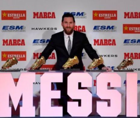 Lionel Messi a primit „Gheata de Aur”, pentru A CINCEA OARĂ în carieră