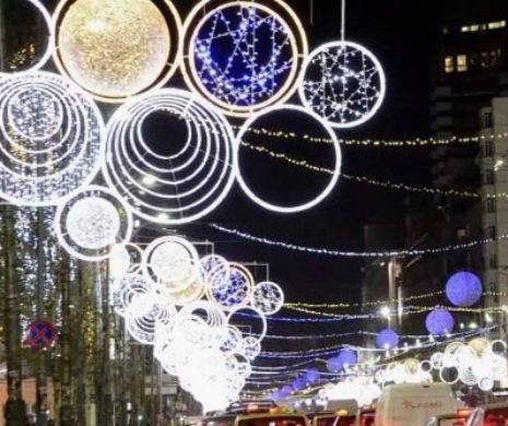 Ornamentele unicat costă! Primăria a cheltuit 2 milioane de euro pe luminițele de Crăciun