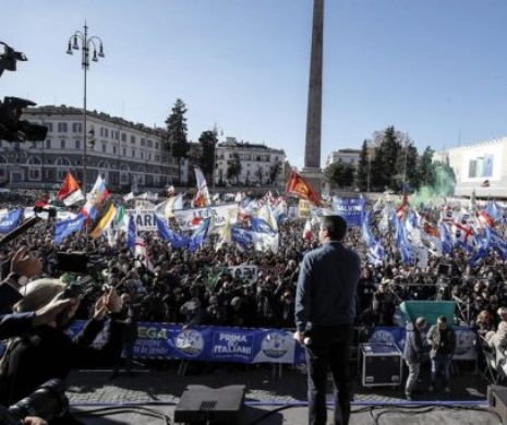 Salvini STRĂLUCEŞTE în ochii poporului la 6 luni de mandat: Cei care SEAMĂNĂ sărăcie CULEG proteste